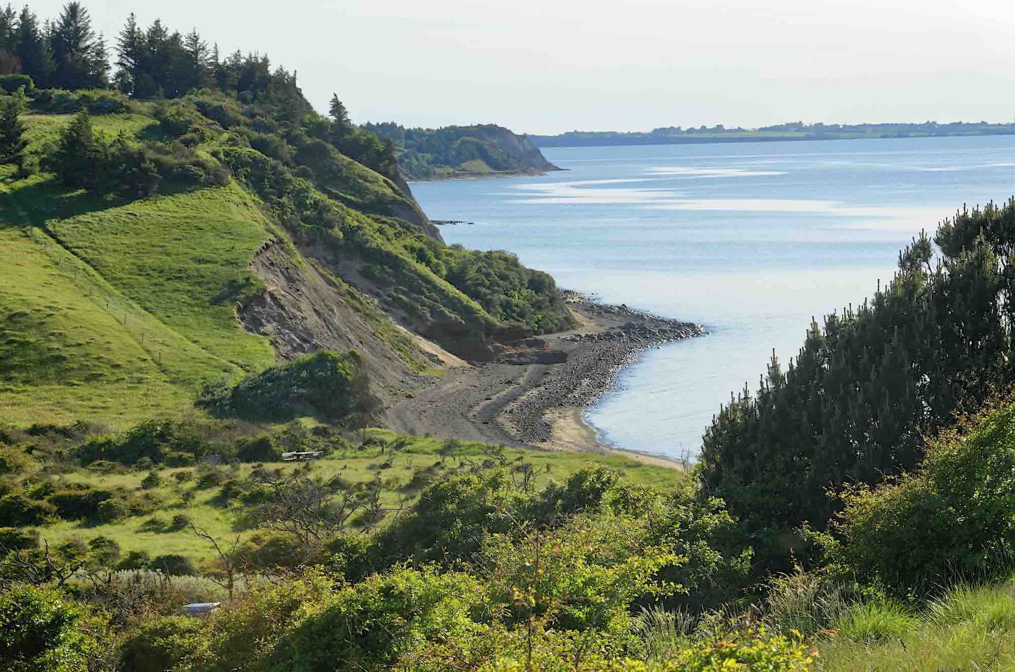 overnatning ferie fur - udsigt til den roede sten fra oestklinten 2012